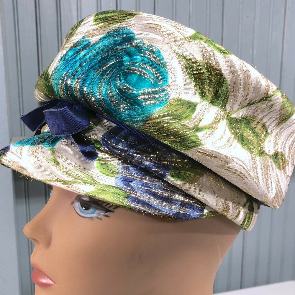 Famous Barr Fashion Church Floral Med Glamour Hat